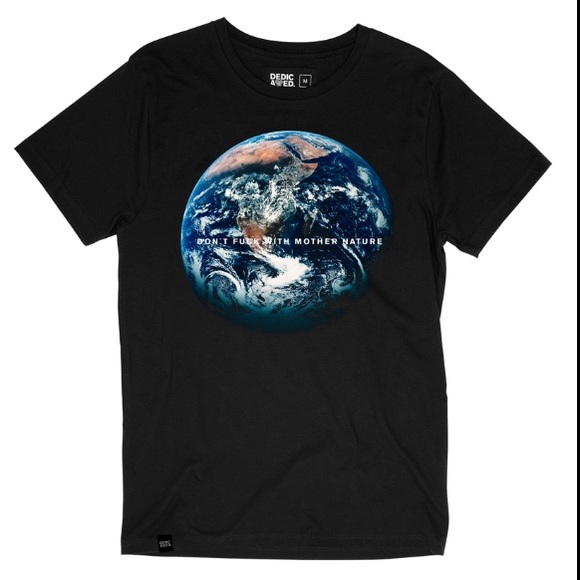 DEDICATED Mother Nature Stockholm Blk Swedish Tee L - Picture 4 of 7